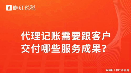 代理记账与代办服务交付成果详解